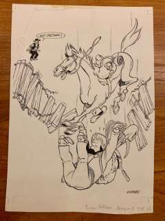 Chick Bill - Originele cover Kuifje weekblad / Le journal Tintin - (1979) | Catawiki