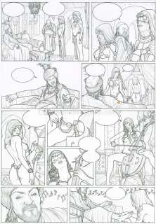 Adriano De Vincentiis - Planche originale - Roxelane - Succubes