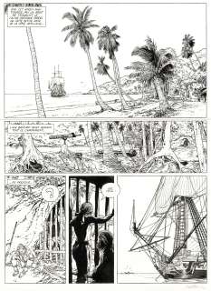 Pellerin | L’Epervier, Archives Secrètes, planche originale à l’encre de chine pour cet album paru en 2006 chez Dupuis. | Septimus