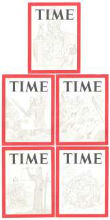 Jack Davis | Davis - TIME Magazine Cover Sketches | Russ Cochran