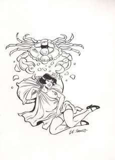 Di Sano | Sexyscope, illustration Ã  l’encre de Chine rÃ… | Banque Dessinée