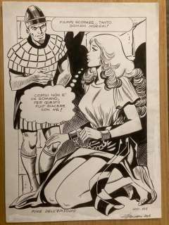 Zora la Vampira n. 100 - Tavola originale splash page finale - Loose page | Catawiki