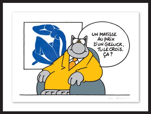 Philippe Geluck | Prix d’un Matisse - Sérigraphie sur papier | Huberty Breyne Gallery