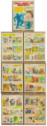 Reed Crandall | Crandall - "FROM HERE TO INSANITY", CRIME SuspenStories #18 | Russ Cochran