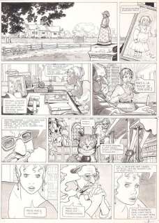 Nicaise | Planche Ã  l’encre de Chine et au lavis d’… | Banque Dessinée