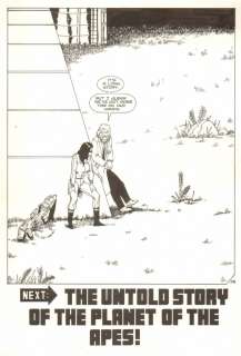 M.C. Wyman, Terry Pallot - planet of the apes: ape city #2 p. 28 malibu comics 1990