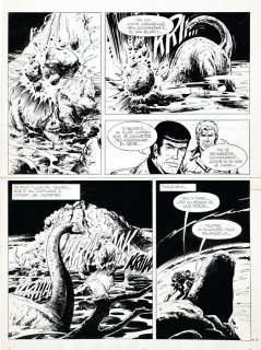 Vance | BobÂ Morane, planche n°41 Ã  l’encre de Chine… | Banque Dessinée