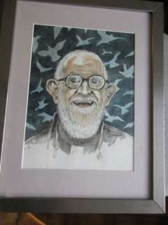 Hermann | Hermann - Dessin original couleur - Abbé Pierre - (2016) | Catawiki