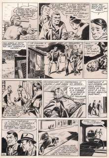 Poïvet (Raymond) | Agent X-9, planche remontée n°48 Ã  l’encre … | Banque Dessinée