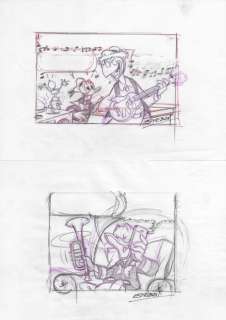 Esteban | Donald Duck - 2 Original Sketchdrawings - Esteban | Catawiki
