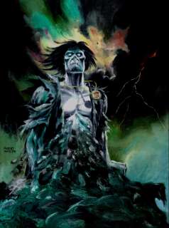 Pablo Marcos - tales of the zombie #1 marvel cover painting (unpublished) 1973