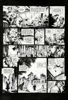 Poupard (Jean-Charles) - Jack l‘éventreur, planche n°18 Ã  l‘encr…