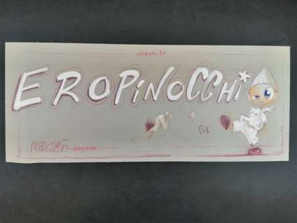 Massimiliano Frezzato | Massimiliano Frezzato - illustrazione originale per portfolio "EroPinocchio" - Page volante - (2009/2010) | Catawiki