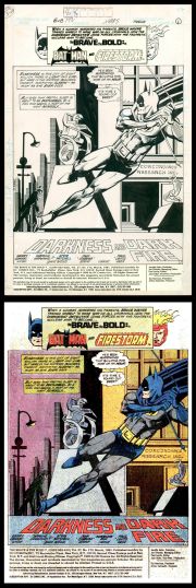 Carmine Infantino | Brave and the Bold #172 Title Splash art | ArchAngels