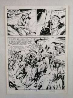 Giovanni Ticci | Tex - Giovanni Ticci - tavola originale "Percorso Infernale" - Page volante | Catawiki