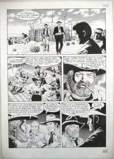 Fabio Civitelli | Tex spec. n. 27 - Fabio Civitelli - tavola originale "La Cavalcata del Morto" - Page volante - (2012) | Catawiki