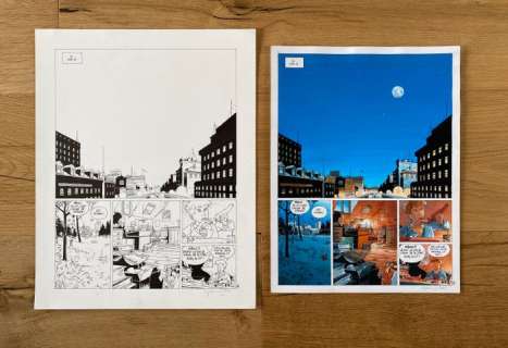 Marchand, Bruno | Marchand, Bruno - Planche originale + mise en couleur originale - Little Nemo T4 - Le Grand vol - (2001) | Catawiki