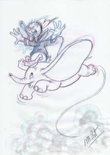Millet | Donald Duck & Dumbo - Millet - DIN A3 - Original Sketch Drawing | Catawiki