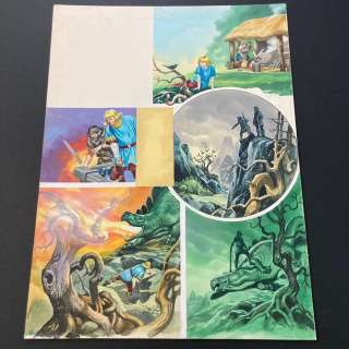 Embleton, Ron S. | Embleton, Ron S. - Original color page - The Death of The Dragon - (1972) | Catawiki