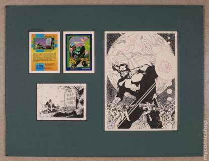 Original Art for DC/Skybox Cosmic Teams Trading Cards, #103 by Cully Hamner | mycomicshop.com