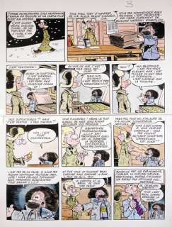 Dimitri | Dimitri - Planche originale couleur - Le Goulag T12 - Halte Ã  la viscère (planche 3) - (1992) | Catawiki