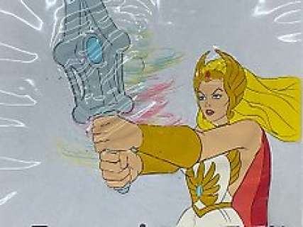 Filmation - She-Ra: The Princess of the Power - Original animation cel of She-Ra (1985)