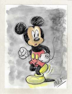 Millet | Mickey Mouse - Millet - Original Drawing - EO | Catawiki