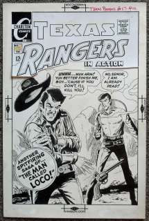 Rocke Mastroserio | Mastroserio - TEXAS RANGERS IN ACTION # 67 Cover (1968) | Russ Cochran