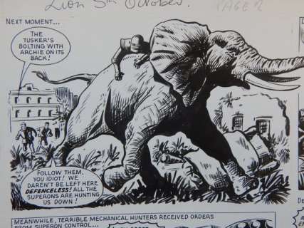 Kearon, Edward | Kearon, Edward - Originele pagina - Archie, de man van Staal - The Superons - (1968) | Catawiki