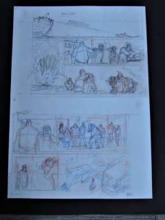 Charel Cambré | Cambré, Charel - Originele schetspagina (p.19) - Amoras 4 - Lambik - Page volante - (2014) | Catawiki