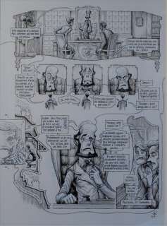 Benoit Dahan - Planche 22 – Dans la tête de Sherlock Holmes (Vendue))