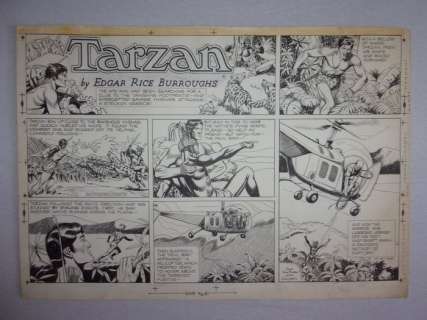 Edgar Rice Burroughs | Tarzan - Original Artwork by Edgar Rice Burroughs - (1954) | Catawiki