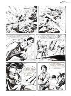 Alessandro Chiarolla | Zagor Almanacco - 8x A.Chiarolla - Tavole Originali "La Lettera Insanguinata" - Page volante - Exemplaire unique - (2007) | Catawiki