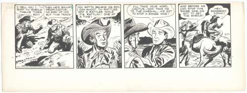 Unknown | Unknown - ROY ROGERS, Daily Strip (8/23/1950) | Russ Cochran