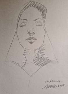 Liberatore, Tanio | Liberatore, Tanio - Dessin original dédicacé - Nonne | Catawiki