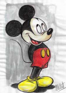 Millet | Mickey Mouse - Millet - Original Drawing - EO | Catawiki