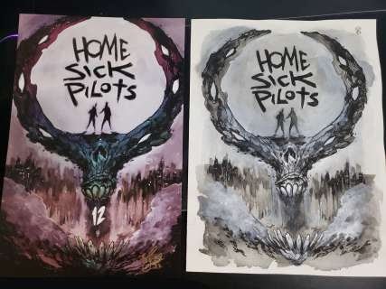 Michael Dialynas - Home Sick Pilots (Image Comics) issue #12 (Variant Cover)