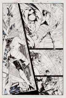 Ed Benes - Rob Lean - Superman Safe Harbor Encre de Chine pour la planche