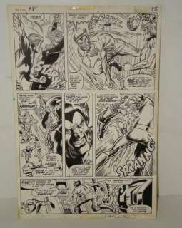 2345: DAVE COCKRUM ORIG X-MEN COMIC PAGE SIGNED | Weiss Auctions