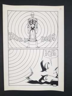 Magnus | Kriminal n. 300 - Magnus - Tavola Originale n. 99 "Kriminal: Le Bare di Ghiaccio" - Page volante - Exemplaire unique - (1971) | Catawiki