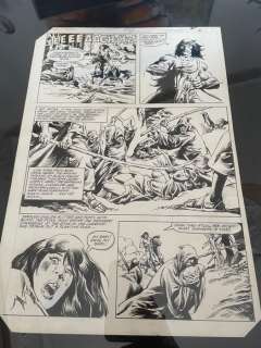 John Buscema And Bulanadi / Candido | Conan le Barbare 136 - Page 2 - Planche originale Conan by John Buscema and Bulanadi / Candido | Catawiki