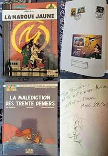 E.P. Jacobs / Sterne - Van Hamme - De Spiegeleer - Blake et Mortimer - La marque jaune (Leodiphilex) - La Malédiction des trente deniers T1 + dédicace - C - (2004/2009)