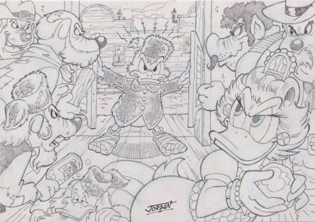 Julian Jordan | Disney DuckTales - Scrooge and Glittering Goldie | Catawiki