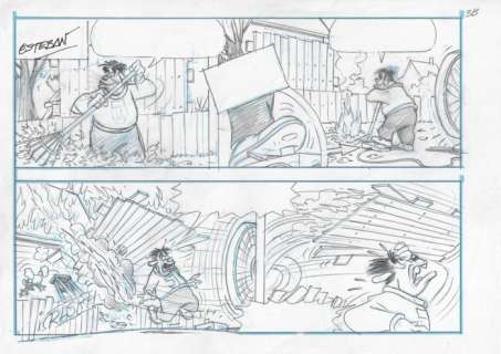 Esteban | Esteban - Original sketchpage - Donald Duck - Size: 29,5 x 21 cm | Catawiki