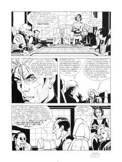 Germano Bonazzi | Nathan Never n. 51 - 4x G.Bonazzi - Tavola Originale "I predatori dei mari" - Page volante - Exemplaire unique - (1995) | Catawiki