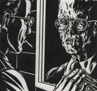 Mezzo | Mezzo - Dessin original - Face Ã  face - (2000) | Catawiki