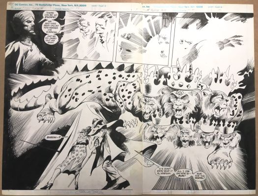 Gene Colan / Bob Smith | The Night Force 12 p 6&7 -1983 (Bob Smith inks) | Thornbush Art