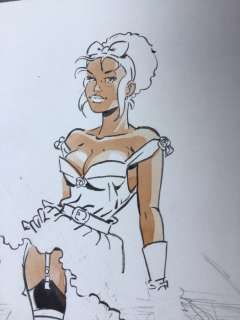 Meynet, Félix | Meynet, Félix - Crayonné original couleur - Mirabelle coquine en voiture | Catawiki