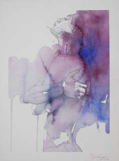 Giovanna Casotto | Giovanna Casotto - Portfolio "Acquarelle" firmato, con acquarello originale - EO - (2021) | Catawiki