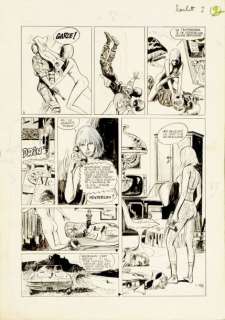 Gigi, Robert | Scarlett Dream. Tome 1.   Encre de Chine pour la planche 2 | Coutau Bégarie